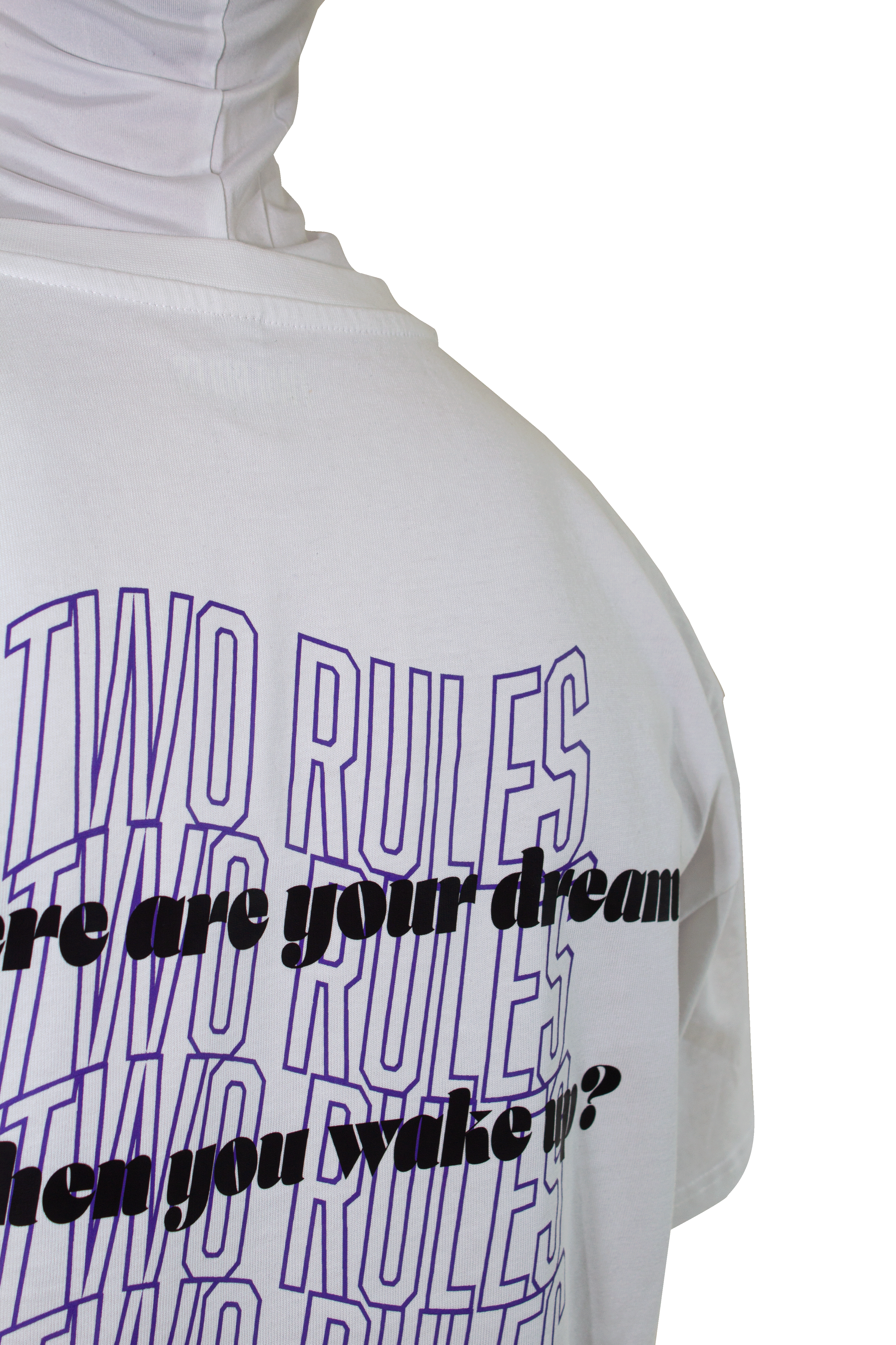 T-shirt OVERSIZE - DREAMS BIAŁY